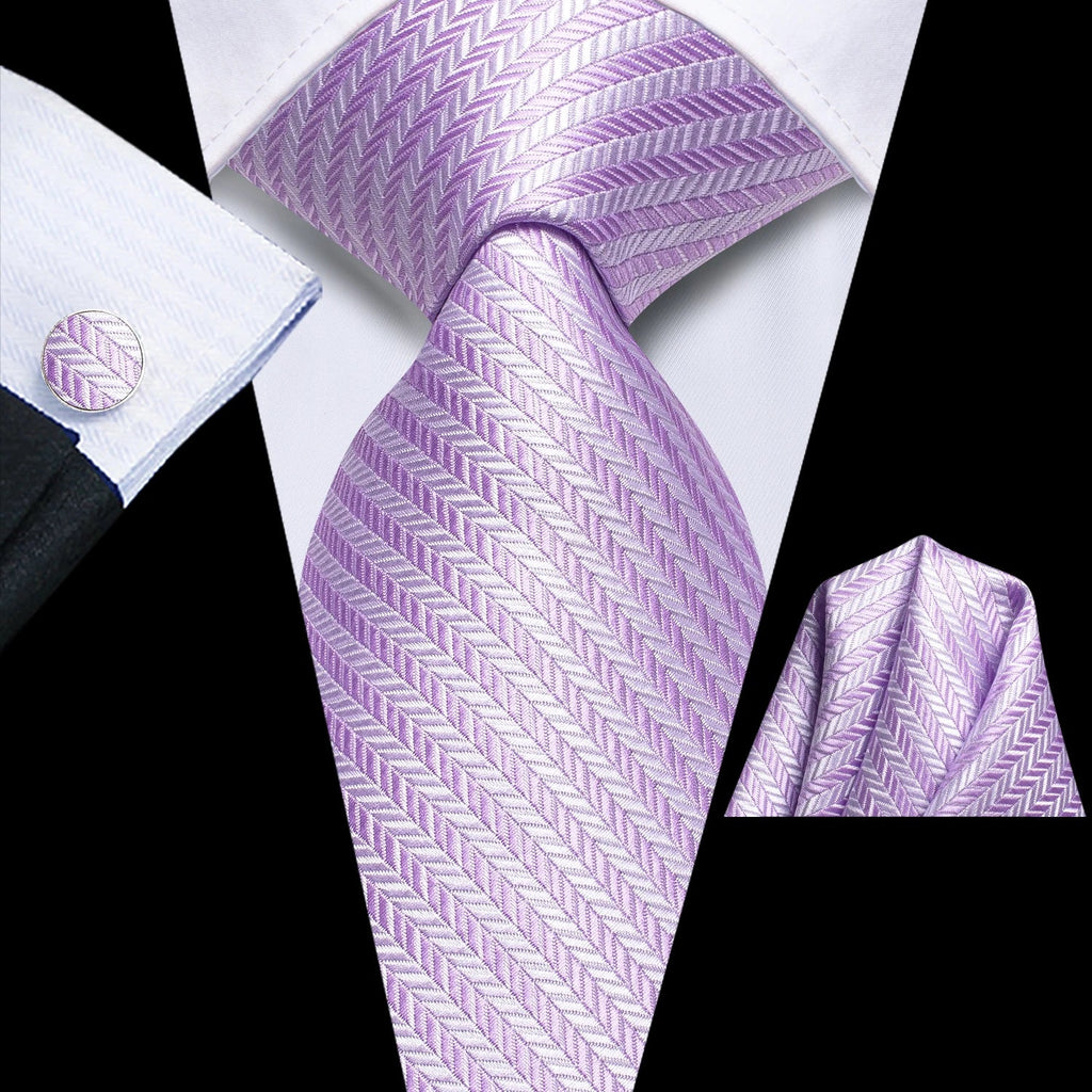 Hi-Tie Extra Long Black Dots Tie Handkerchief Cufflinks Set Tie & Cufflinks Set Qme 4035