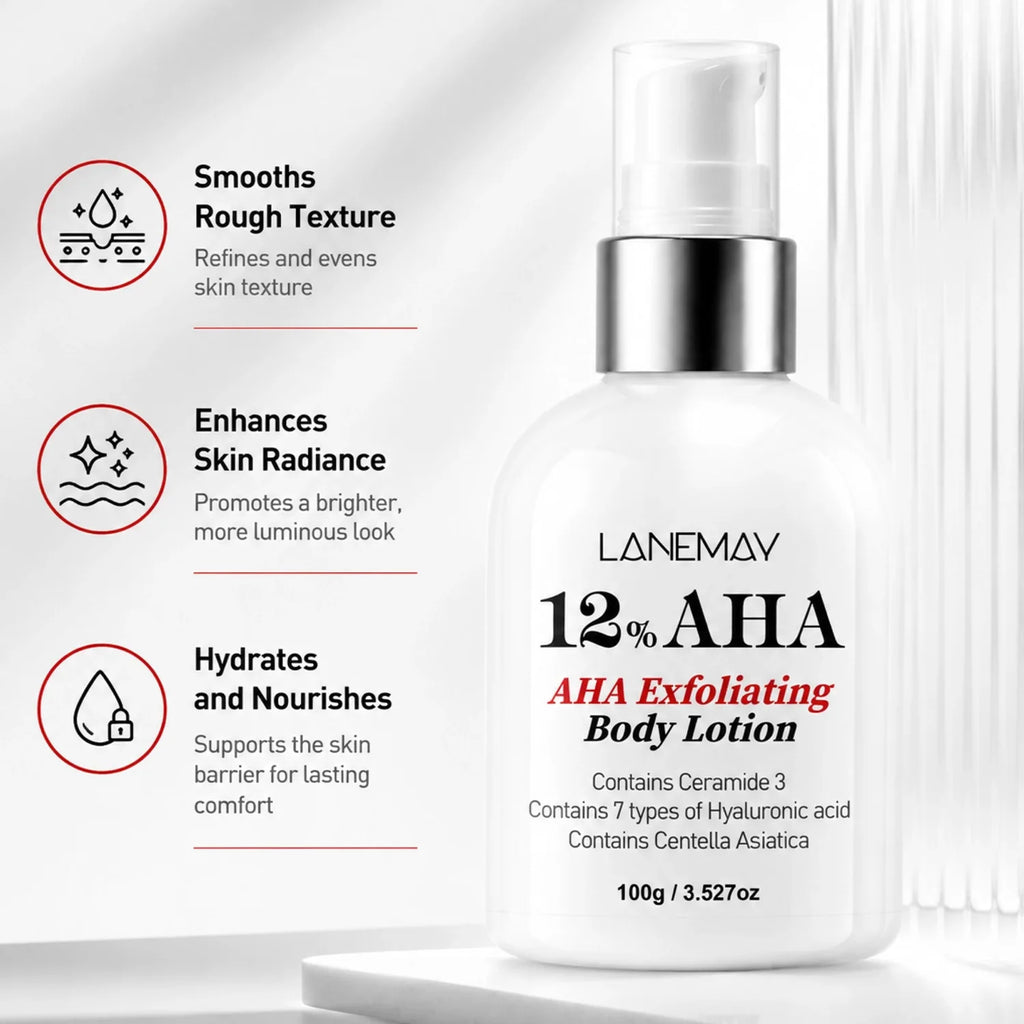 12% AHA Exfoliating Body Lotion – Smooth & Radiant Skin AHA Body Lotion Qst