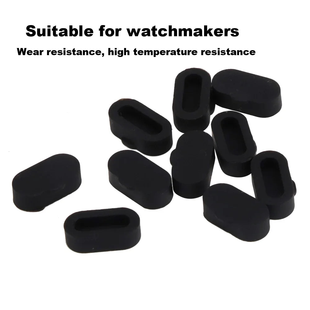 Silicone Dust Plug Covers for Garmin Fenix 5, 5S & 5X – 10-Pack Smartwatch Dust Plug Qme