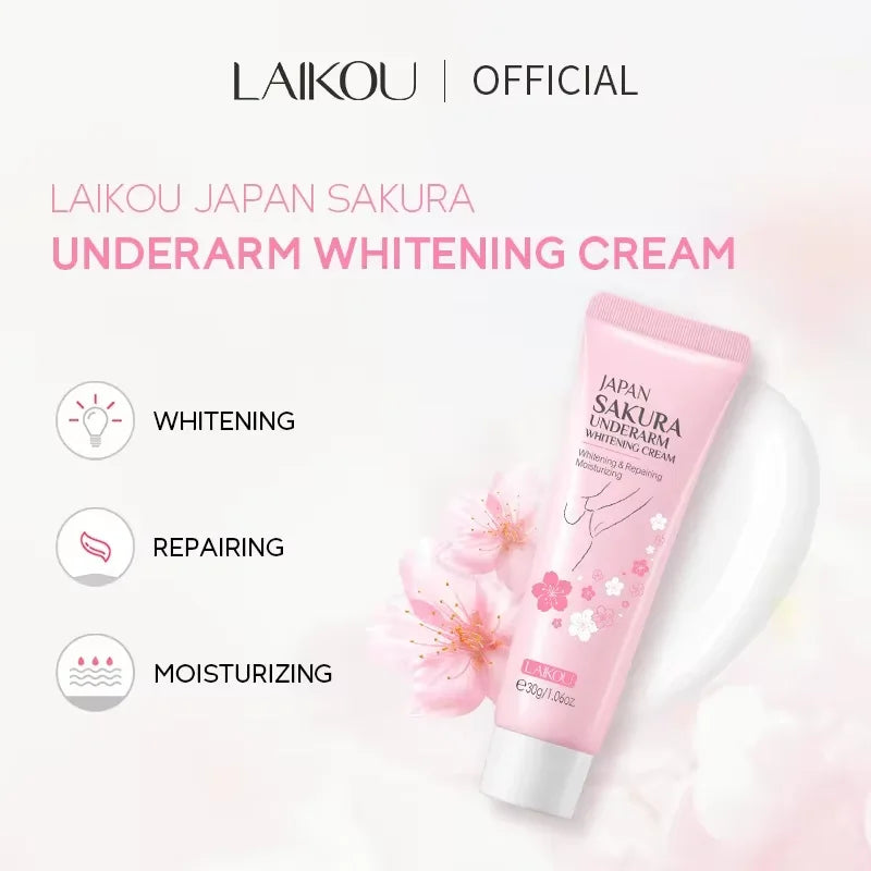 Sakura Brightening Cream – Underarm, Thigh & Body 30g Body Brightening Cream Qst
