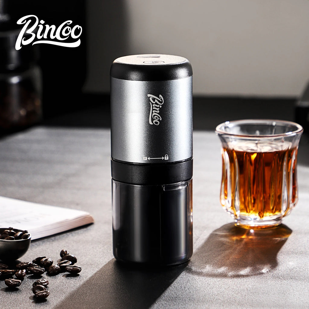 Bincoo Electric Burr Coffee Grinder – Portable Bean Mill Electric Coffee Grinder Qst