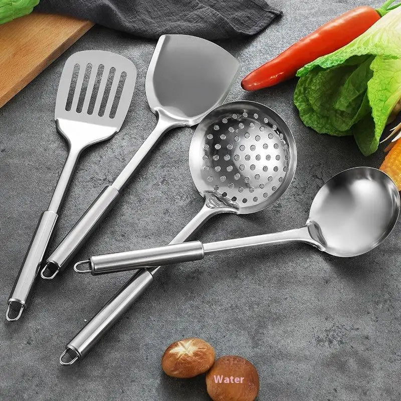 Stainless Steel Kitchen Utensils – Shovel, Spoon & Turner Kitchen Cooking Utensil Qst