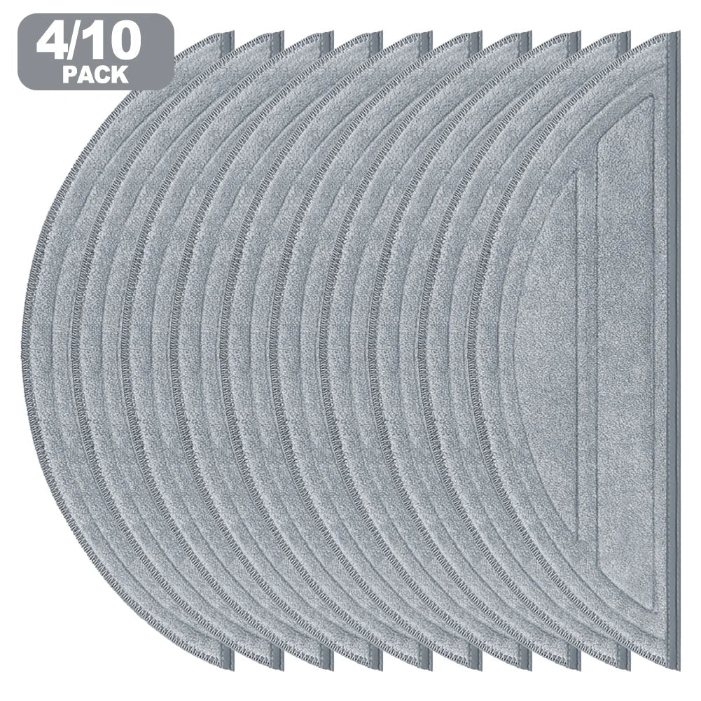 4-Pack Replacement Mop Cloths for Roborock Q10 S5 Q10V Replacement Mop Cloths Qme