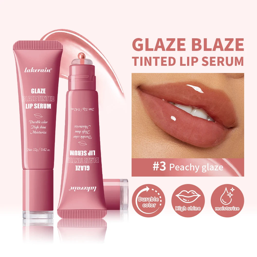 Lakerain Donut Polypeptide Lip Gloss – Hydrating Lip Glaze Lip Gloss Qst