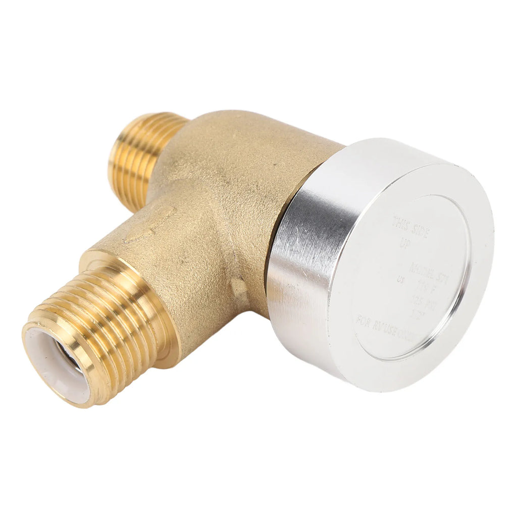 RV Brass Vacuum Breaker Check Valve – Anti-Siphon Backflow RV Check Valve Qme