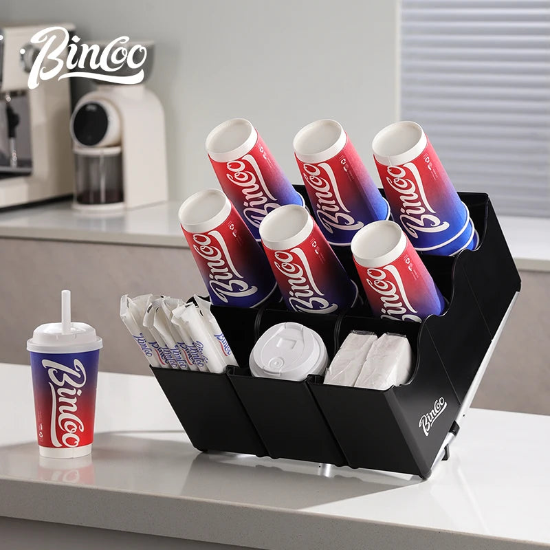 Coffee Station Organizer with Removable Stand & Caddy Countertop Organizer Qst