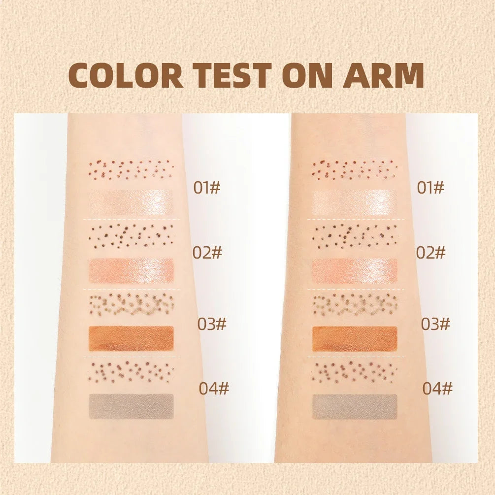 QIBEST Double-Ended Freckle Pen & Highlighter – Matte Finish Freckle & Highlight Pen Qme