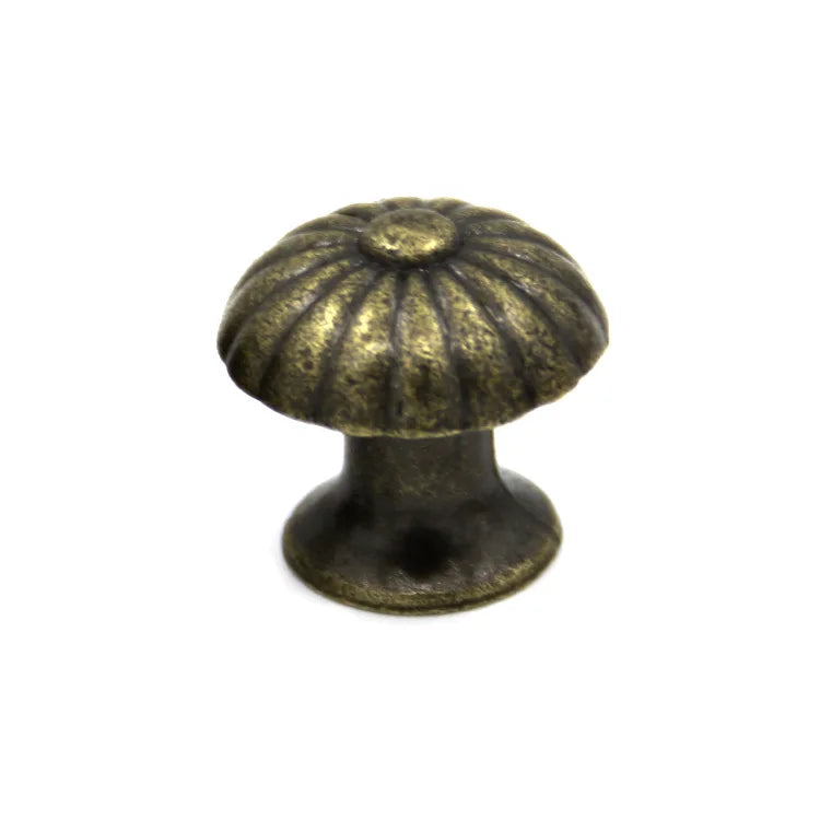 Vintage Retro Cabinet Drawer Knobs Antique Brass 10-Pack Cabinet Drawer Knobs Qme 10Pcs