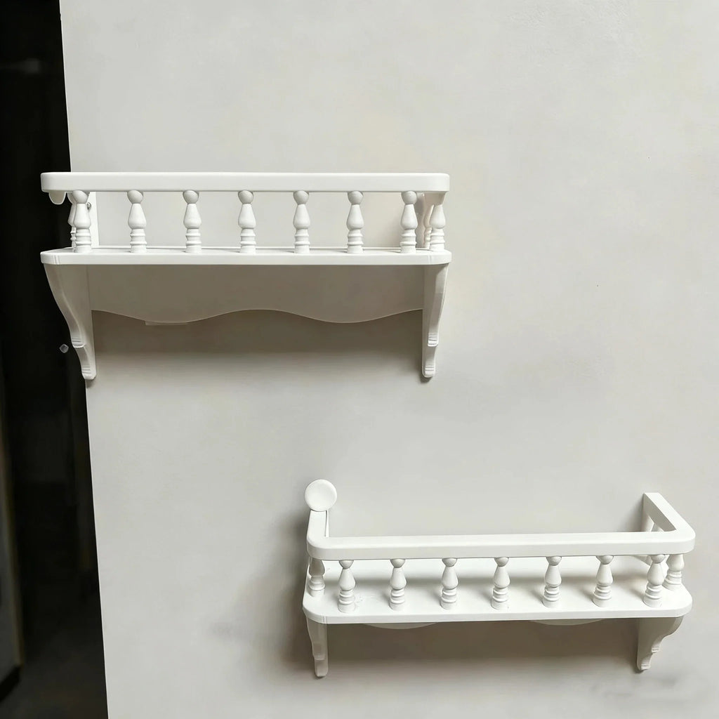 1:12 Dollhouse Wall Mounted Storage Rack Miniature Decor Dollhouse Accessory Qme