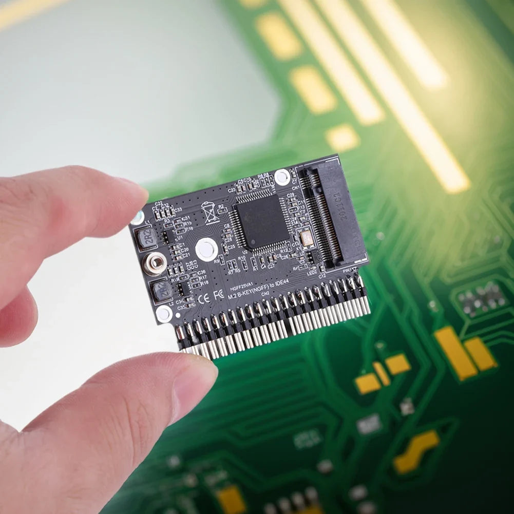 M.2 NGFF SATA to IDE 44-Pin Adapter Card | Laptop & Desktop SSD Adapter Card Qme