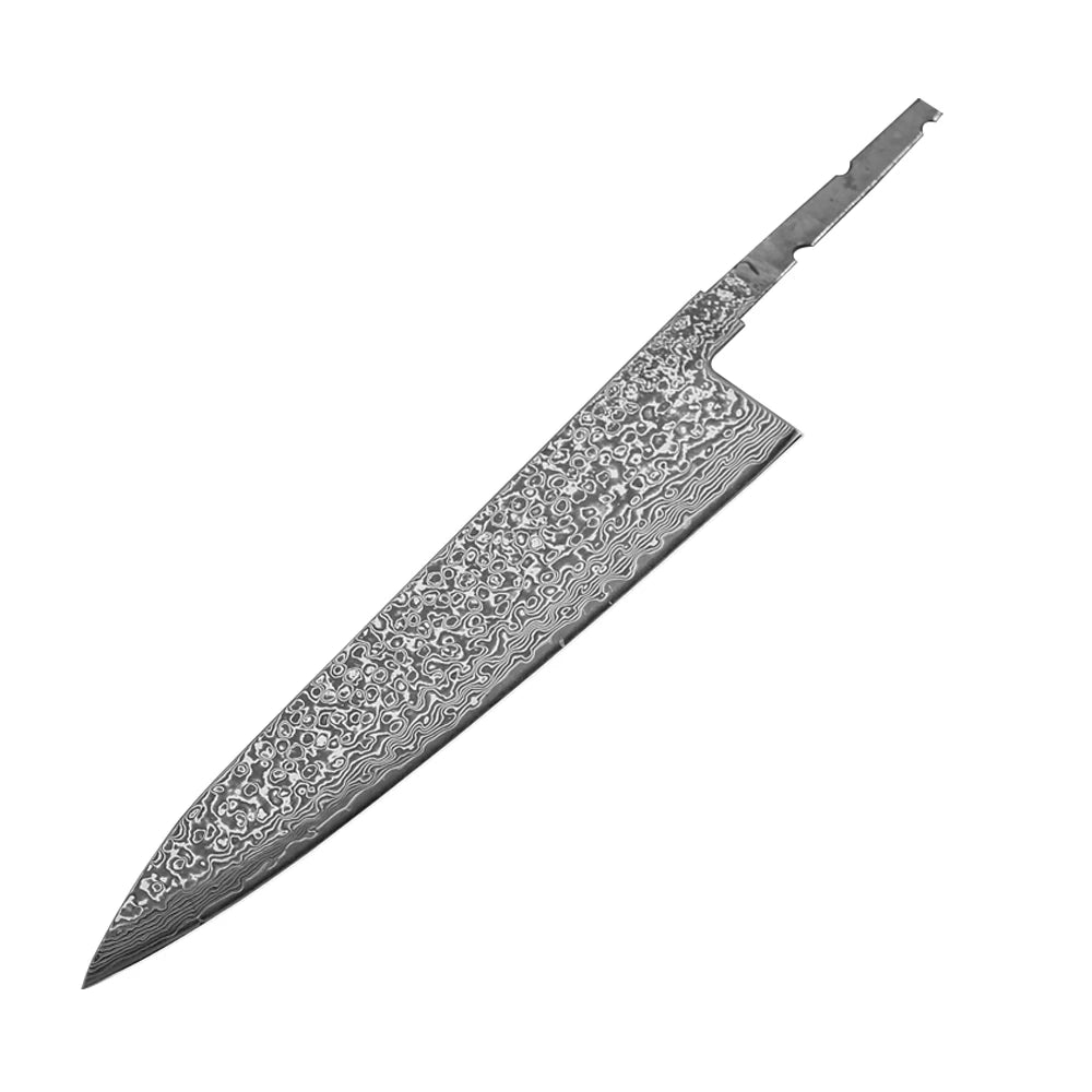 TURWHO Damascus VG10 Knife Blank Set – Kiritsuke & Nakiri DIY Knife Blank Set Qst Chef knife