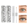 NEWVENPER Eyelash & Eyebrow Serum 2-Pack – Double Brush Lash & Brow Serum Qst Light Grey