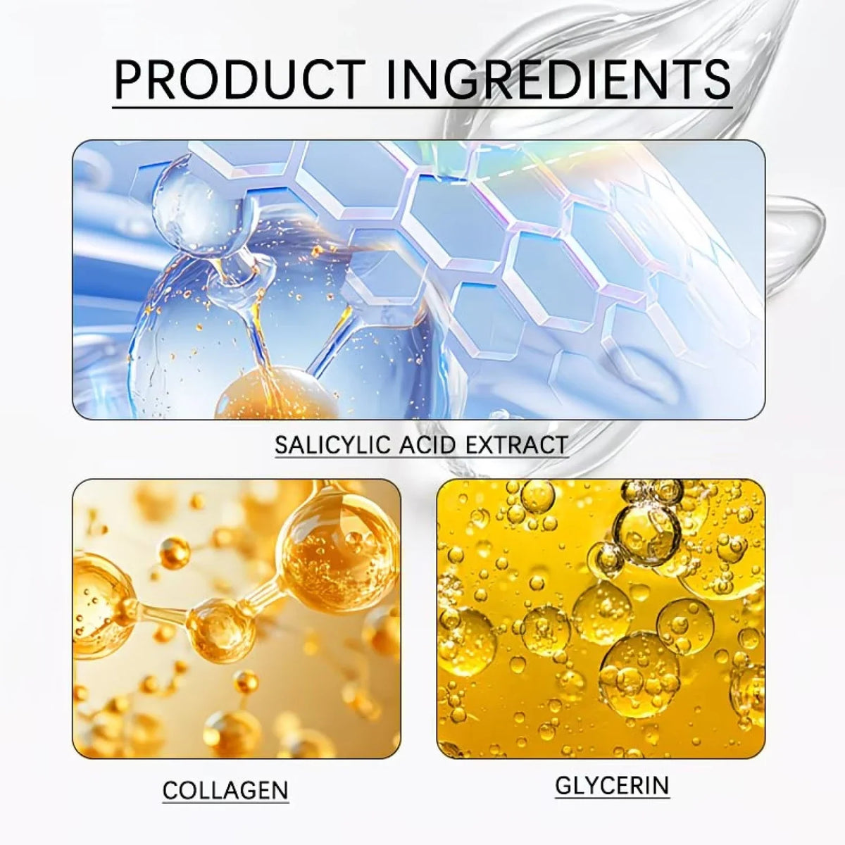 BHA Salicylic Acid Gel with Aloe Vera & Collagen | Glow Skin 2 BHA Facial Gel Qme