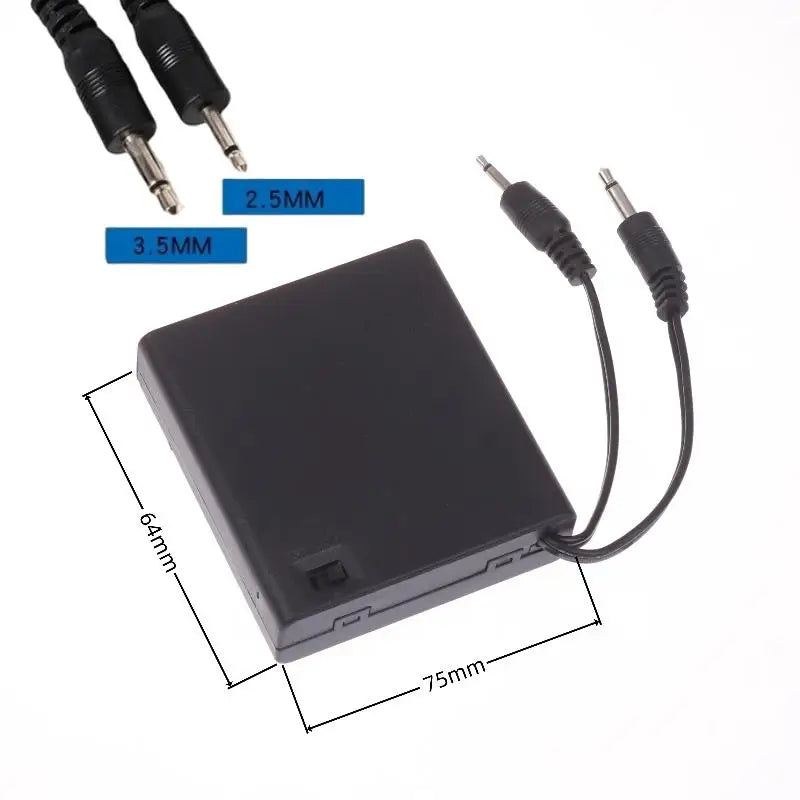Electronic Lock Emergency Spare Battery Box – 2.5mm Plug 6V Lock Battery Accessory Qme