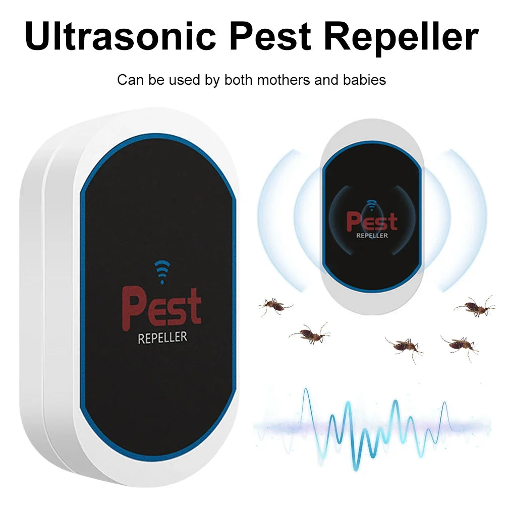 Ultrasonic Pest Repeller Plug-In | Insects, Rats & Mosquitoes Ultrasonic Pest Repeller Qme