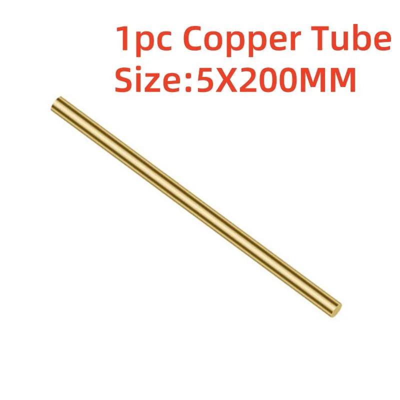 Solid Brass Rod – DIY Knife Rivet & Handle Pin Bar 3–8mm Brass Metal Rod Qst T-5x200mm