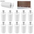 8pcs White Plastic Roller Blind Stoppers – Window Repair Parts Blind Stopper Parts Qst Default Title