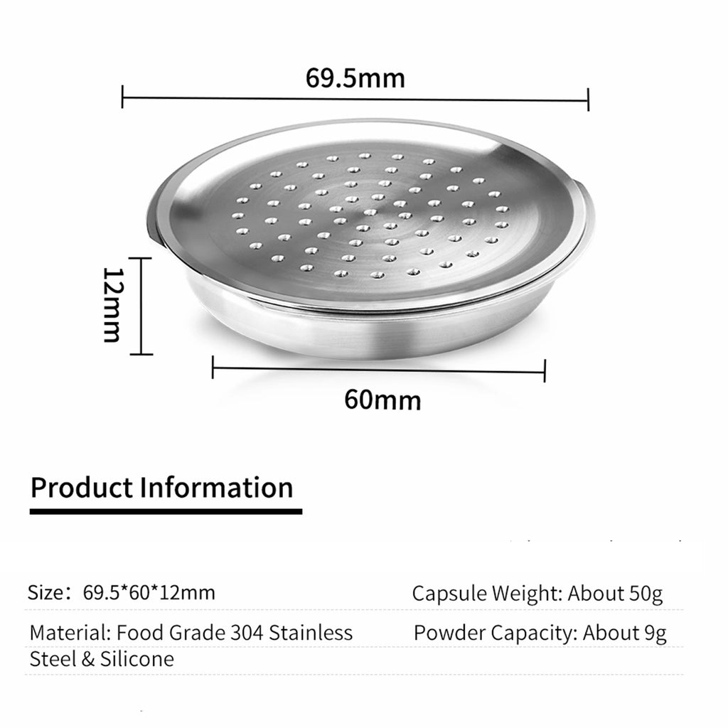 Reusable Stainless Steel Coffee Capsule – Philips Senseo Refillable Coffee Pod Qst