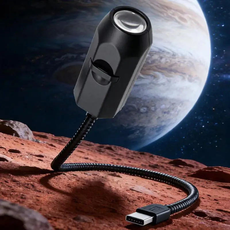 USB Moon Earth Starry Sky Projector Lamp – 4 Color LED Night Light Projection Night Light Qme