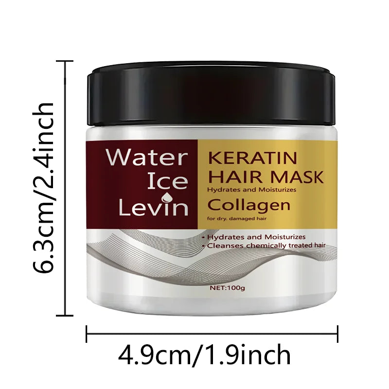 Keratin Collagen Hair Mask – Oil Control Moisturizer 100g Hair Mask Conditioner Qme