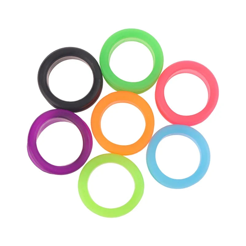 Barber Shears Silicone Finger Ring Grips Inserts – 15 Colors Scissor Finger Grips Qme