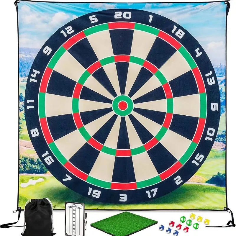 Premium Golf Ball Dart Mat Practice Tee Pad – Family Game Outdoor Family Game Qme 180X180CM