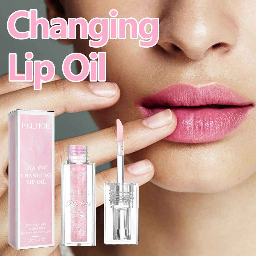 Color Changing Lip Oil – Moisturizing, Smoothing Lip Care Color Changing Lip Oil Qme