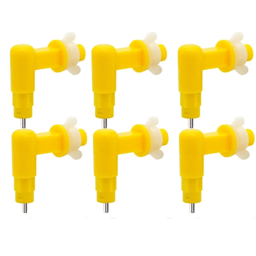 Automatic Chicken Waterer Nipple Nozzles – Leak-Proof Poultry Poultry Waterer Nozzle Qme 6PCS