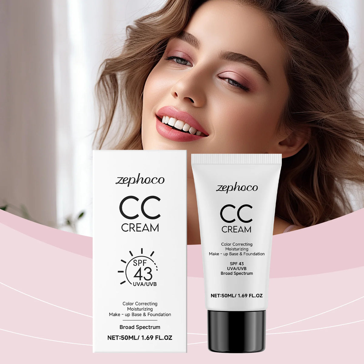Zephoco Moisturizing Liquid Foundation – Brightening & Long-Lasting Liquid Foundation Qst