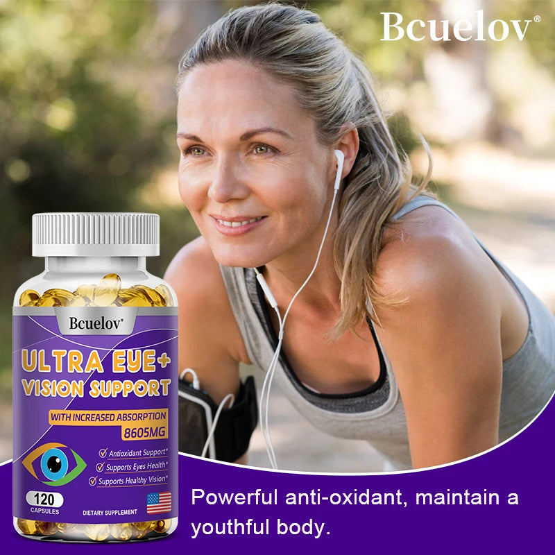 Lutein Zeaxanthin Capsules – Eye Health & Sleep Support Eye Health Supplement Qst