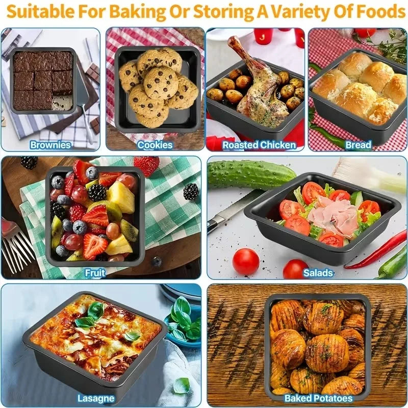 Galavilly Carbon Steel Nonstick Baking Pan – Cake, Bread & Cookies Nonstick Baking Pan Qme