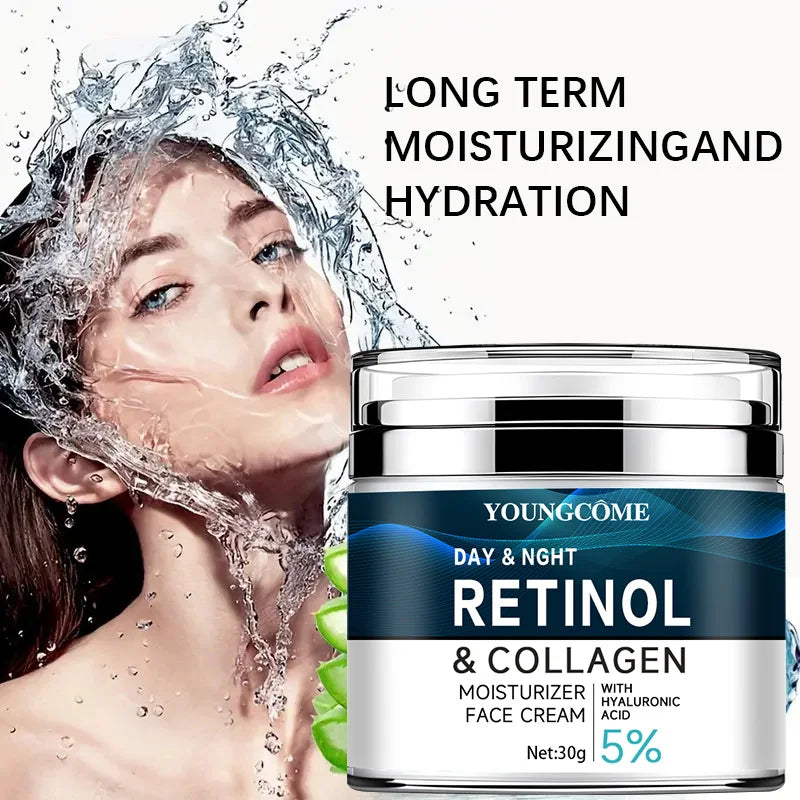 YOUNGCOME Vitamin C+E Retinol Collagen Firming Face Cream Face Moisturizer Cream Qst