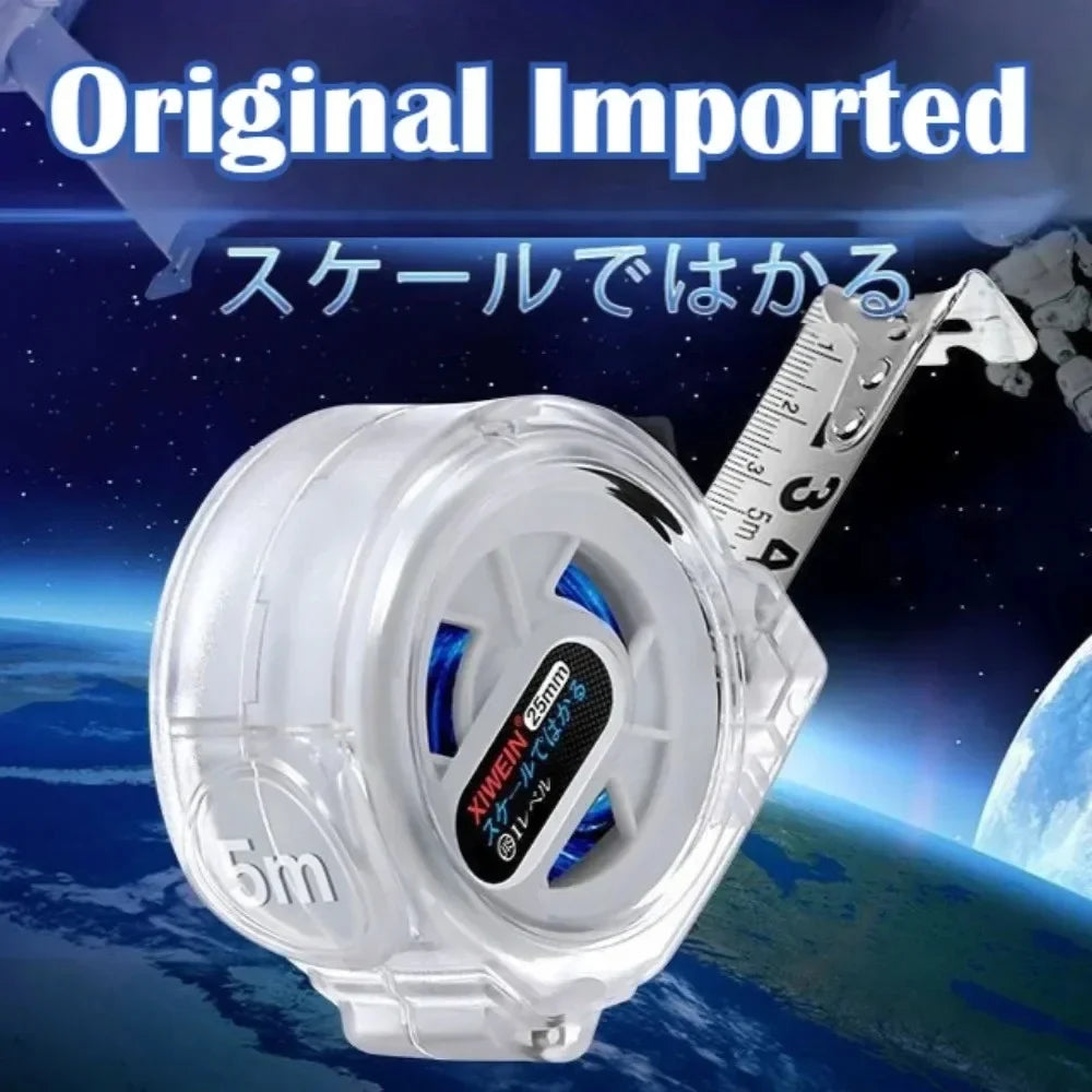 Steel Tape Measure 3–10M | High-Precision Retractable Tool Steel Tape Measure Qme