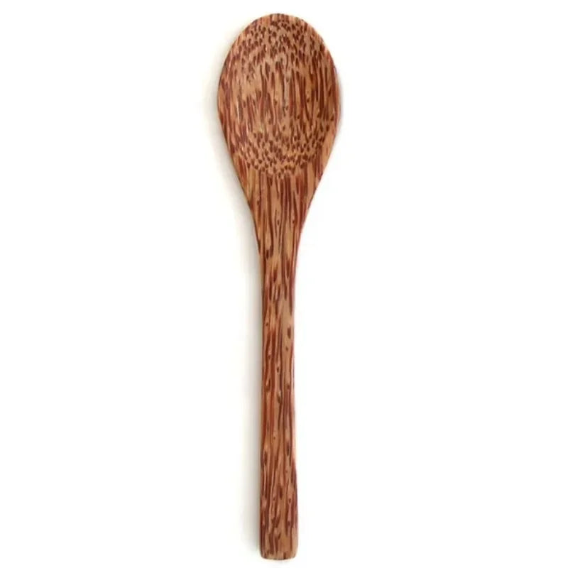 Natural Coconut Shell Bowls & Wooden Spoon Set | Eco Tableware Coconut Shell Bowl Set Qme Spoon-15.7cm 2PCS