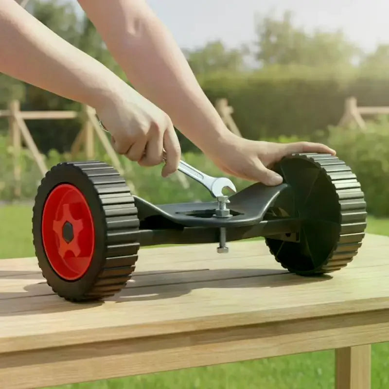 Weed Trimmer Support Wheel – Portable Grass Trimmer Attachment Trimmer Auxiliary Wheel Qme