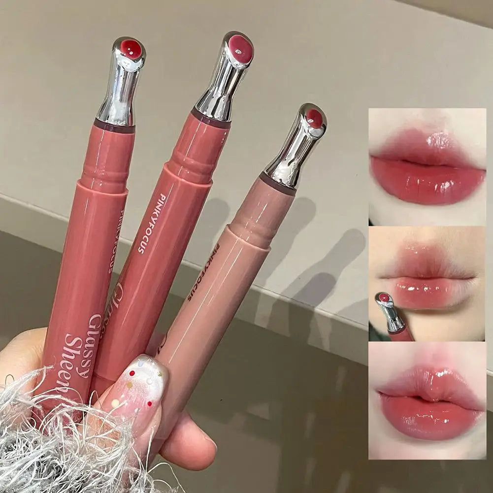 Mirror Watery Lip Gloss – Hydrating Plumping Shine Finish Lip Gloss Qme