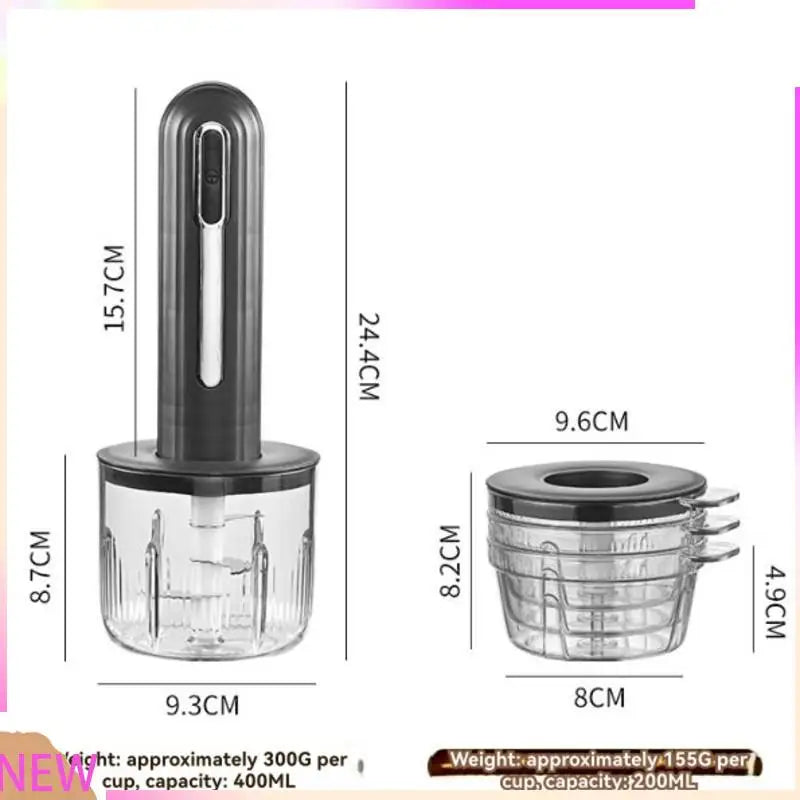 MiLESEEY B15C Wireless Electric Meat Grinder & Baby Food Processor Electric Food Processor Qst