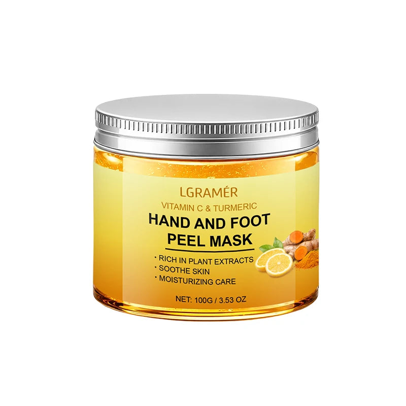 Vitamin C & Turmeric Hand Wax Mask – Smooth & Brighten Hand & Foot Mask Qst 100g