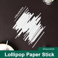 Disposable Kraft Paper Cake Pop Sticks – 100 Pack | Party Cake Pop Sticks Qme Length 15cm 5.91in