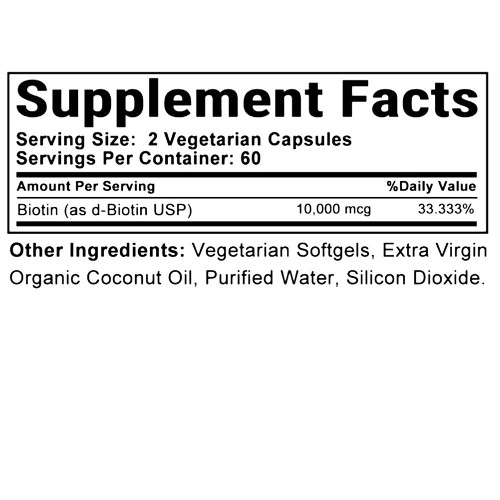 Balancer Biotin Supplement – Hair, Skin, Nails & Immune Support Biotin Supplement Qst