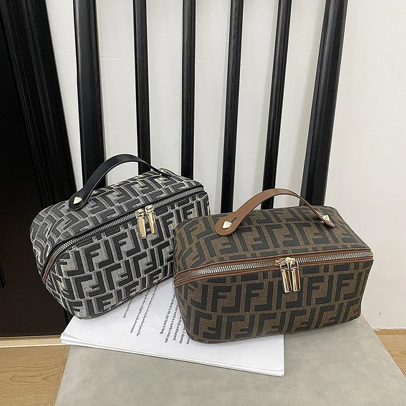 Large Waterproof Travel Makeup Bag & Toiletry Organizer Travel Toiletry Bag Qme