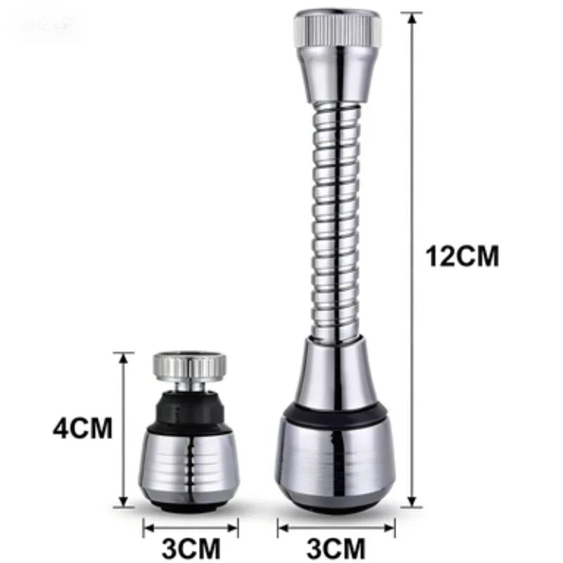 360° Rotating Faucet Sprayer Head | Water-Saving Tap Aerator Faucet Sprayer Head Qme