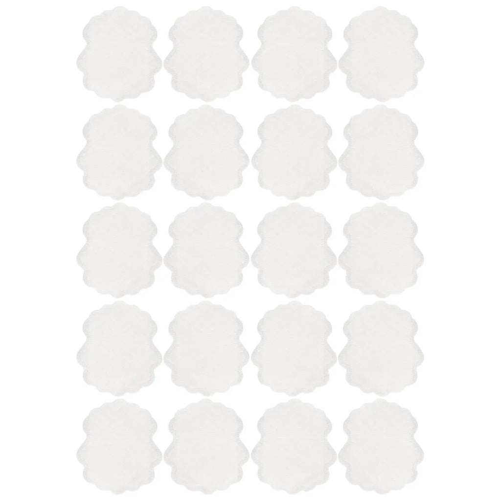 Underarm Sweat Pads – Absorbent Armpit Perspiration Stickers Underarm Sweat Pads Qme WHITE