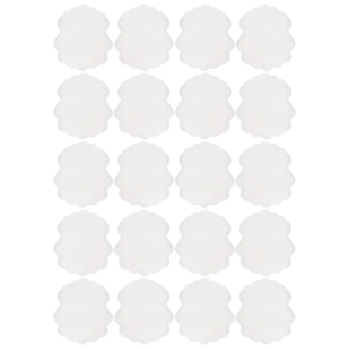 Underarm Sweat Pads – Absorbent Armpit Perspiration Stickers Underarm Sweat Pads Qme WHITE