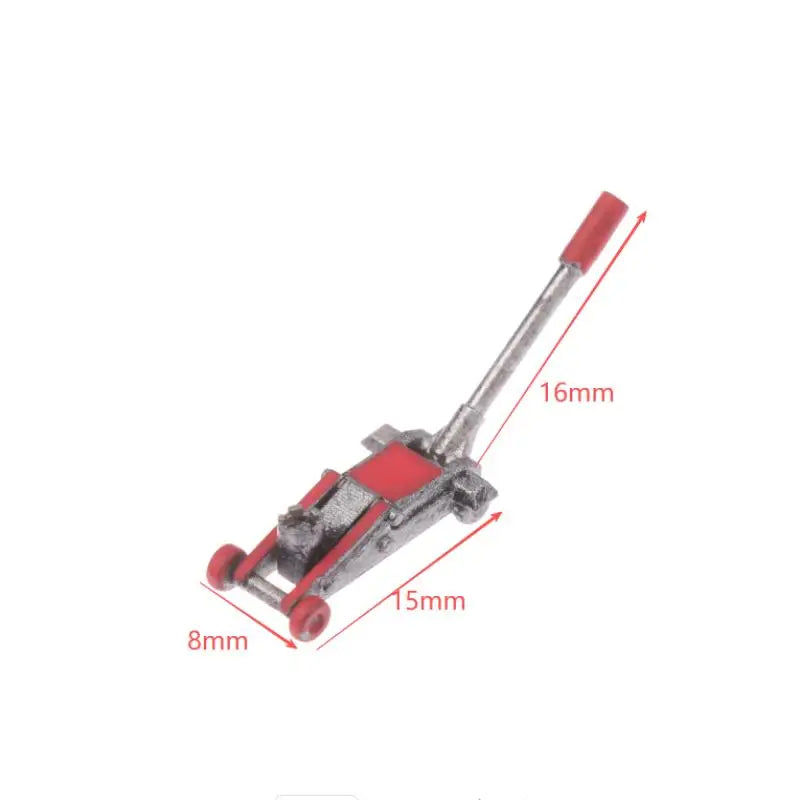 1:64 Scale Car Lifting Jack Model – Mini Garage Accessory Miniature Scale Model Qme