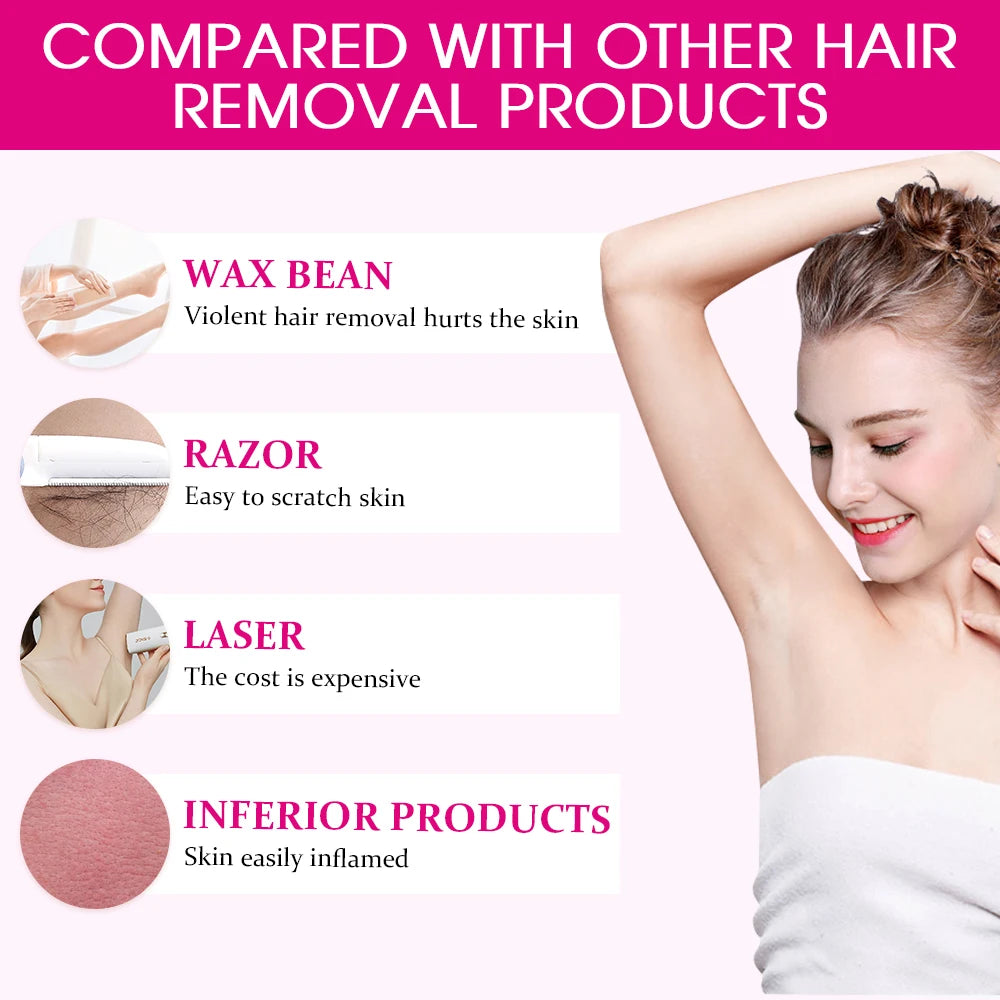 REAROYA Hair Removal Cream – Gentle Depilatory for Men & Women Hair Removal Cream Qst