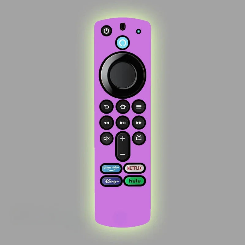 Silicone Case for Fire TV Stick 4K MAX Remote L5B83G – 6 Colors Remote Control Case Qme PURPLE