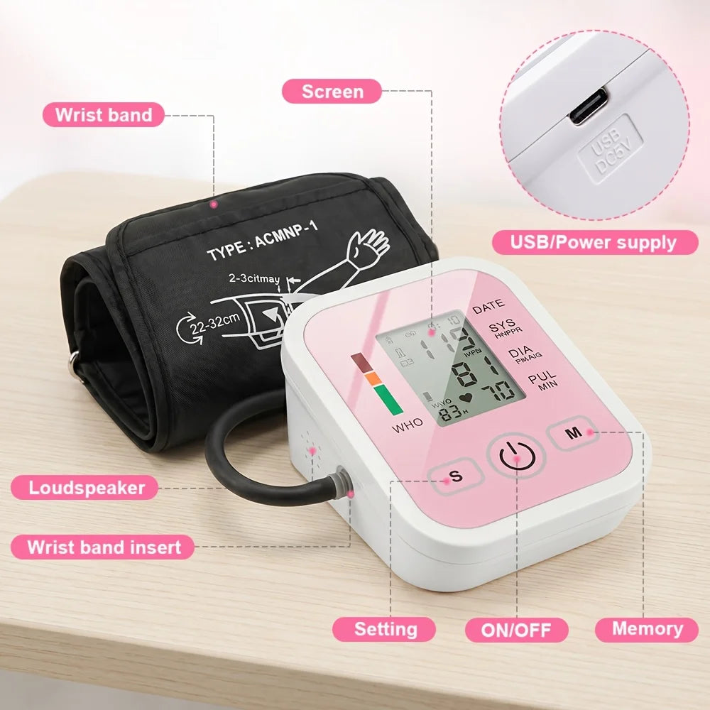 VROVIRE Upper Arm Blood Pressure Monitor – Dual User LCD Blood Pressure Monitor Qst