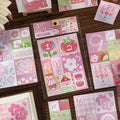 TIANZI Dual-Material Sticky Notes Creative Memo Pads – 6 Colors Creative Sticky Notes Qme E-64 pcs