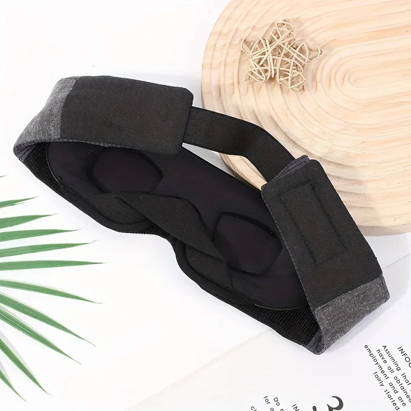 3D Contoured Sleep Eye Mask – Light-Blocking with Storage Bag Sleep Eye Mask Qst